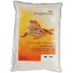 Imagitarium White Calcium Reptile Sand