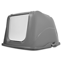 So Phresh Flip Top Cat Litter Box Hood in Grey