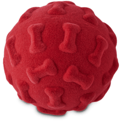 Leaps &  Bounds Small Flocked Foam Ball Toy