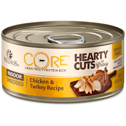 Wellness CORE Hearty Cuts Natural Grain Free Chicken & Turkey Wet Indoor Cat Food