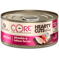 Wellness CORE Hearty Cuts Natural Grain Free Whitefish & Salmon Wet Cat Food