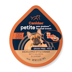 Canidae PURE Grain Free Petite Small Breed Escalloped Style Dinner with Salmon and Shrimp Wet Dog Food