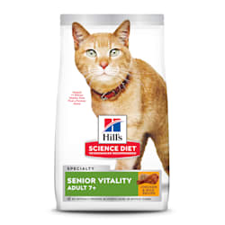Hill's Science Diet Adult 7+ Senior Vitality Chicken & Rice Recipe Dry Cat Food