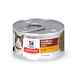Hill's Science Diet Adult Hairball Control Savory Chicken Entree Canned Wet Cat Food