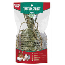 Oxbow Timothy Club Timothy Carrot for Small Animals