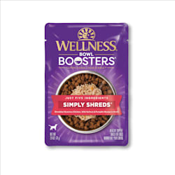 Wellness CORE Simply Shreds Natural Grain Free Chicken, Wild Salmon & Pumpkin Wet Dog Food Topper