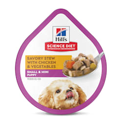 Hill's Science Diet Puppy Small Paws Savory Stew Chicken & Vegetables Wet Dog Food