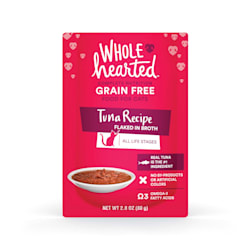 WholeHearted Grain Free Tuna Recipe Flaked in Broth Wet Cat Food