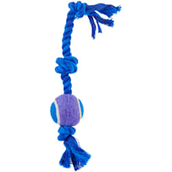 Leaps & Bounds Toss and Tug Tennis Ball and Triple Knot Dog Toy