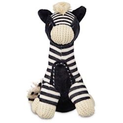 Leaps & Bounds Wildlife Plush Zebra Dog Toy