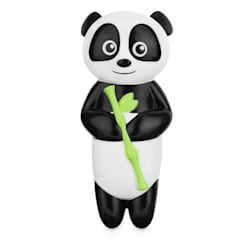 Leaps & Bounds Chomp and Chew Vinyl Panda Dog Toy