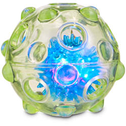 Leaps & Bounds Chomp and Chew Light Up Ball Dog Toy