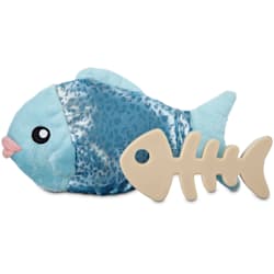 Leaps & Bounds Play Plush Fish Dog Toy