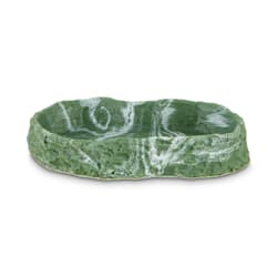 Imagitarium Green Marbled Reptile Dish