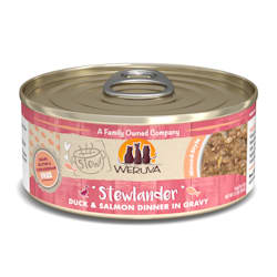Weruva Stew! Stewlander Duck & Salmon Dinner in Gravy Wet Cat Food