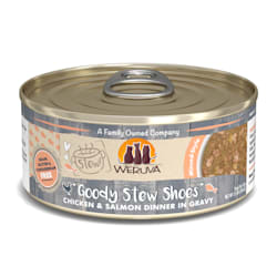 Weruva Stew! Goody Stew Shoes Chicken & Salmon Dinner in Gravy Wet Cat Food
