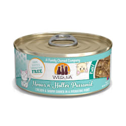Weruva Pate Meows n' Holler Purramid Chicken & Shrimp Dinner in a Hydrating Puree Wet Cat Food