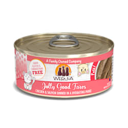 Weruva Pate Jolly Good Fares Chicken & Salmon Dinner in a Hydrating Puree Wet Cat Food