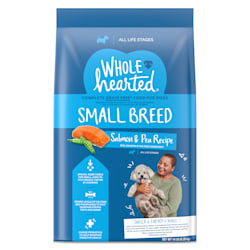 WholeHearted Grain Free Small Breed Salmon and Pea Recipe Dry Dog Food for All Life Stages