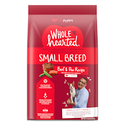 WholeHearted Grain Free Small Breed Beef and Pea Recipe Dry Puppy Food