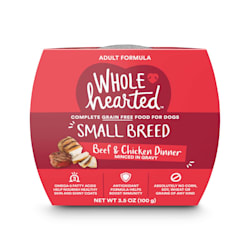 WholeHearted Grain Free Small Breed Beef and Chicken Dinner Adult Wet Dog Food