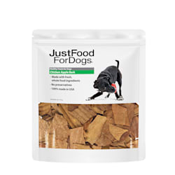 JustFoodForDogs Snacks Chicken Apple Bark Dog Treats