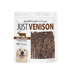 JustFoodForDogs Snacks Venison Cap Steak Dog Treats