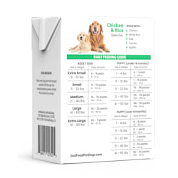 JustFoodForDogs Pantry Fresh Chicken and White Rice Dog Food