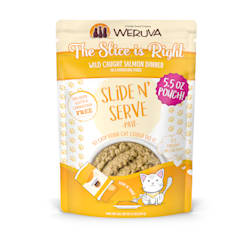 Weruva Pate The Slice is Right Wild Caught Salmon Dinner in a Hydrating Puree Wet Cat Food