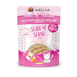 Weruva Pate Meal of Fortune Chicken Breast Dinner with Chicken Liver in a Hydrating Puree Wet Cat Food
