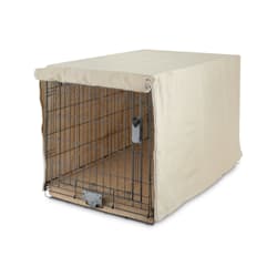 You & Me Tan Dog Crate Cover