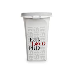 You & Me Eat, Love, Play Rolling Bulk Food Storage Container for Dogs