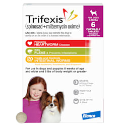 Trifexis Chewable Tablets for Dogs 5 to 10 lbs