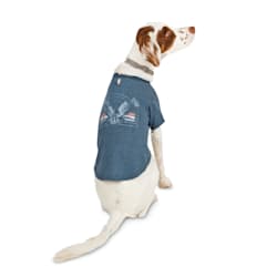 Reddy Blue Vintage Eagle Graphic Dog T-Shirt