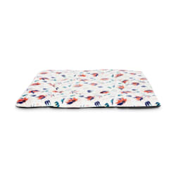 EveryYay Snooze Fest White Floral Square Lounger Cat Mat