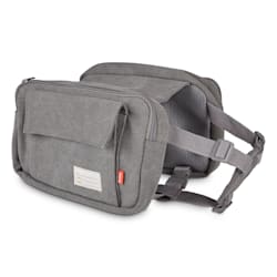 Reddy Grey Washed Canvas Dog Saddle Bag