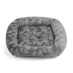EveryYay Snooze Fest Grey Printed Rectangle Lounger Cat Bed