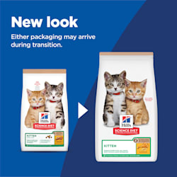 Hill's Science Diet No Corn, Wheat, Soy Chicken Flavor Dry Kitten Food