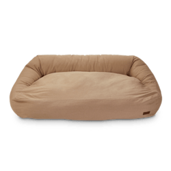 hard plastic dog bed