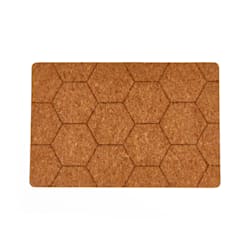 EveryYay Table Manners Honeycomb Cork Placemat for Dogs