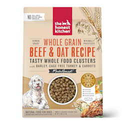 The Honest Kitchen Whole Food Clusters Whole Grain Beef & Oat with Barley, Cage Free Turkey & Carrots Dry Dog Food