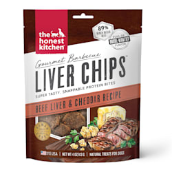 The Honest Kitchen Gourmet Barbecue Liver Chips: Beef Liver & Cheddar Recipe Dog Treats
