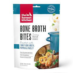 The Honest Kitchen Bone Broth Bites: Roasted with Turkey Bone Broth, Pumpkin & Parsley Dog Treats