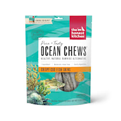 The Honest Kitchen Ocean Chews Crispy Cod Fish Skins Dog Treats