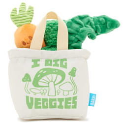 BARK Dig These Veggies Dog Toy