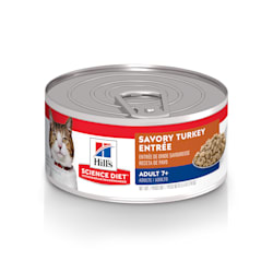 Hill's Science Diet Senior 7+ Savory Turkey Entree Canned Wet Cat Food