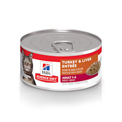 Hill's Science Diet Adult Turkey & Liver Entree Canned Cat Food