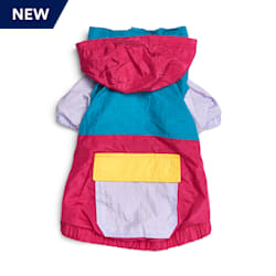 YOULY The Champion Pink Colorblocked Nylon Dog Windbreaker