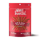 WholeHearted Grain Free Soft and Chewy Beef Recipe Dog Stick Treats, 16 oz