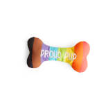 YOULY Pride Plush Bone Dog Toy, Medium